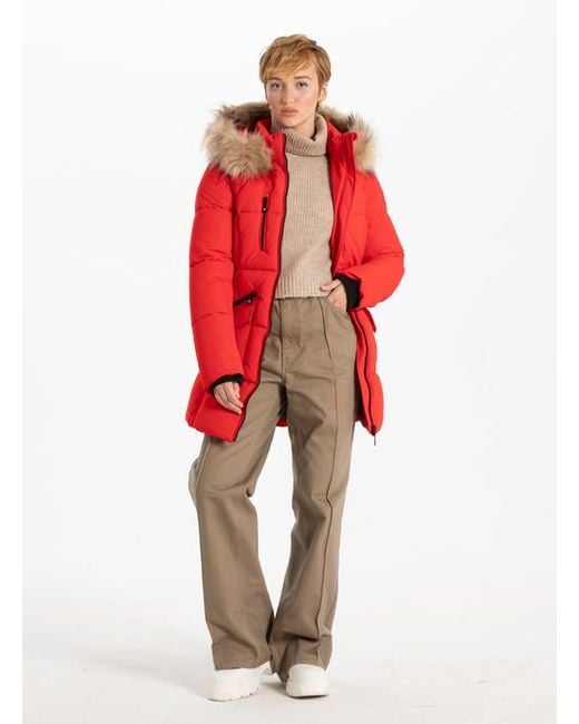 Point Zero Red Timeless Parka