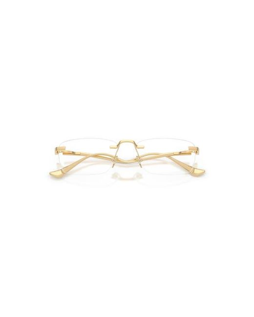 Ferrari Metallic 54Mm Rectangle Optical Glasses for men