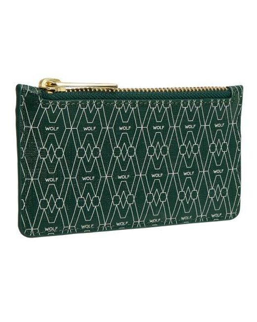 Wolf Green Signature Zip Case for men