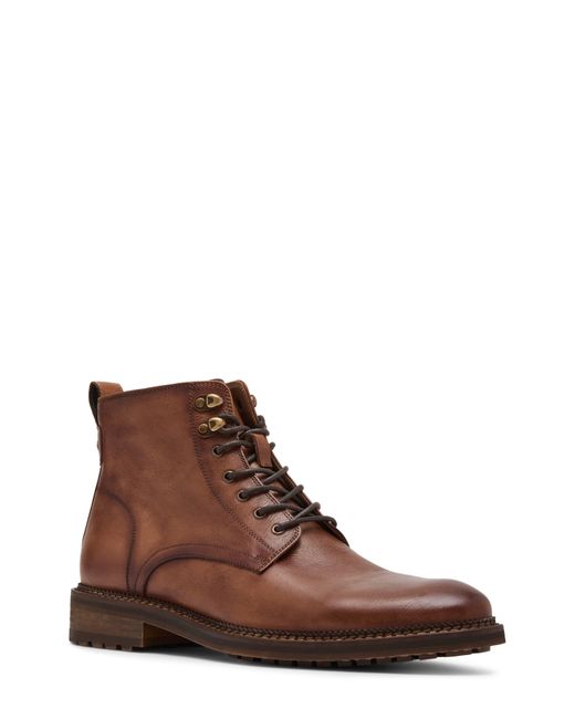 Steve Madden Brown Noby Lace-Up Boot for men