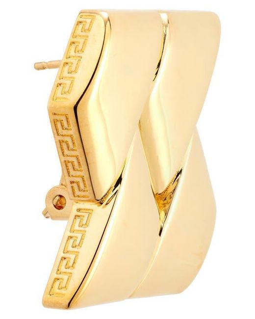 Versace Metallic Bind Earrings