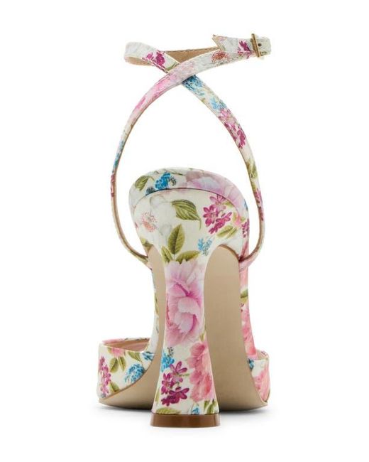 Steve Madden Pink Beki Ankle Strap Pointed Toe Sandal
