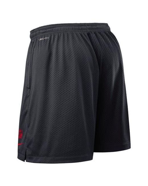 Nike Gray Washington Commanders Sideline Reversible Performance Shorts for men