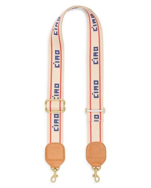 Clare V. White Adjustable Crossbody Strap