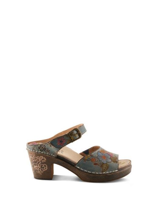 Spring Step Brown Japhette Platform Sandal