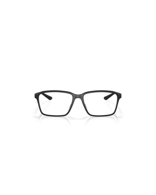 Costa Black 53Mm Rectangle Optical Glasses for men