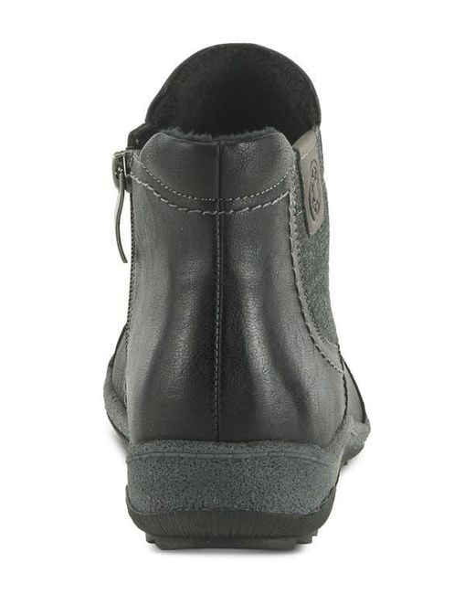 Spring Step Black Atella Water Resistant Bootie