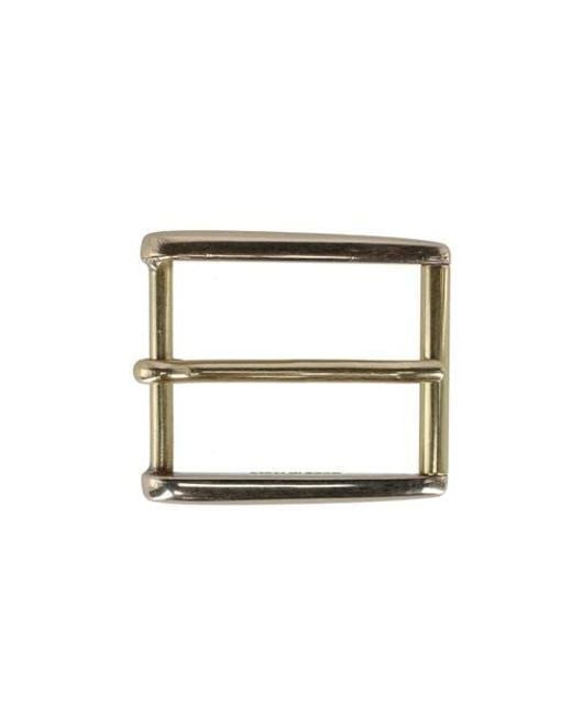 Trafalgar Metallic 35Mm Rectangular Classic Solid Brass Roller Harness Belt Buckle for men