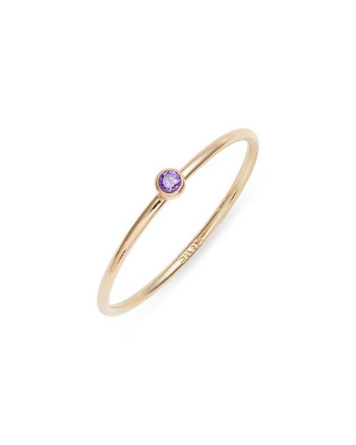 Nashelle White Birthstone Ring