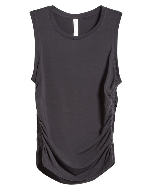Zella Black In The Zone Ruched Side Tank