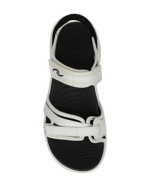 Ryka White Devomax Sandal