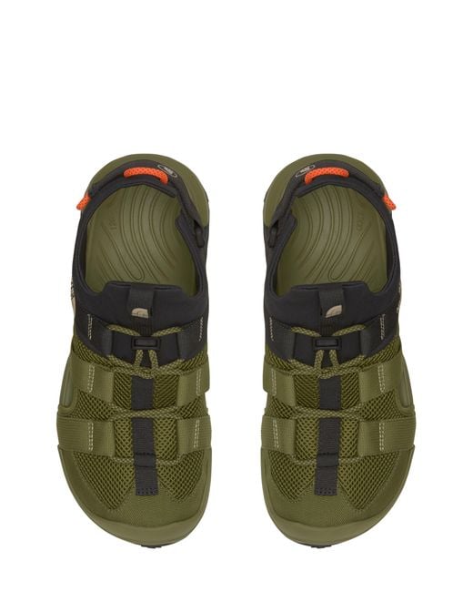 The North Face Green Explore Camp Sandal for men