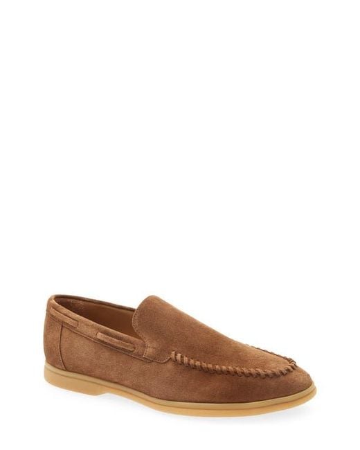 Eleventy Brown Braided Loafer for men