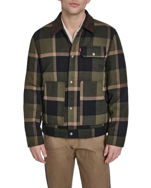 Levi's Black Quilted Work Jacket for men