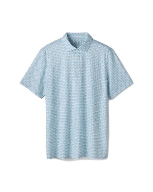 Rhone Blue Drive Time Performance Polo for men