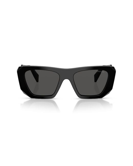 Prada Black 53Mm Square Sunglasses