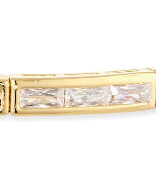 Nordstrom Metallic Demi Fine Cubic Zirconia Stretch Bracelet