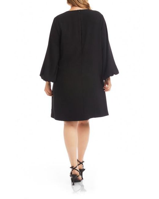 Karen Kane Embellished Bow Long Sleeve Shift Dress in Black | Lyst Karen Kane Embellished Bow Long Sleeve Shift Dress in Black | Lyst