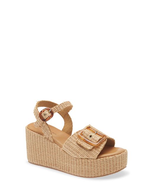 Chocolat Blu Natural Jace Platform Wedge