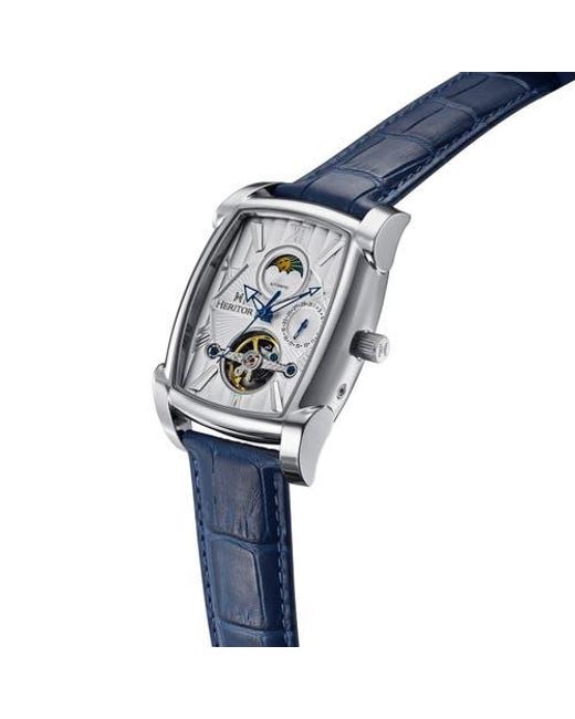 Heritor Blue Valentin Automatic Watch With Date for men