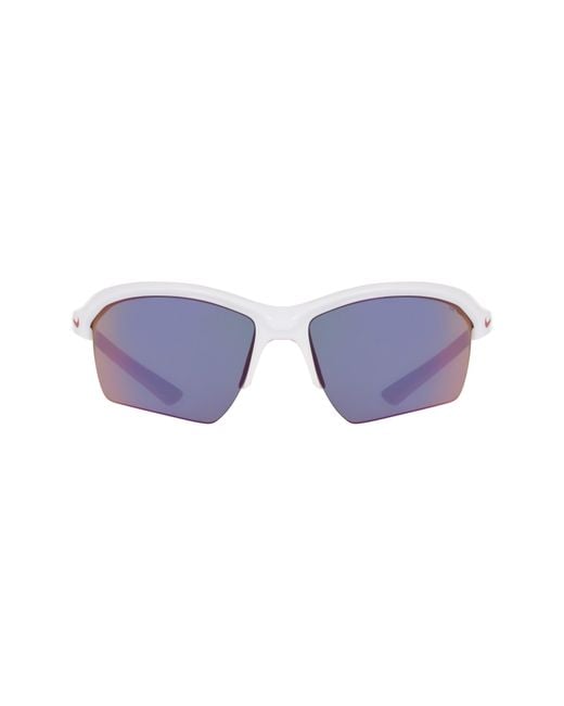 Nike Purple Skylon Ace 70Mm Rectangular Sunglasses for men