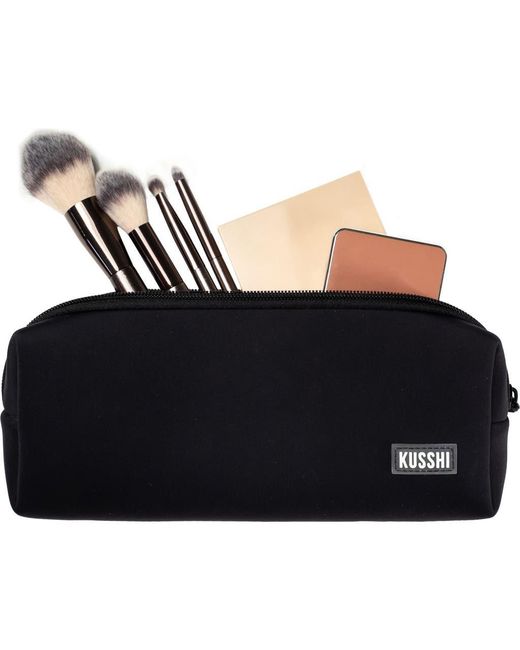 KUSSHI Black Essentials Cosmetics Pouch
