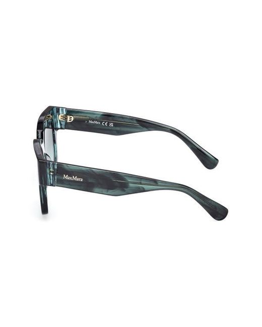 Max Mara Multicolor Glimpse 54Mm Round Sunglasses