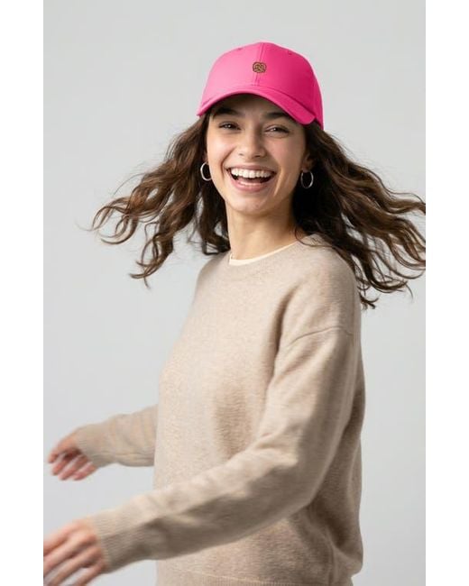 Alix Pink Pretzel Dad Cap