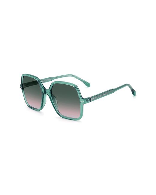 Isabel Marant Green Square Sunglasses