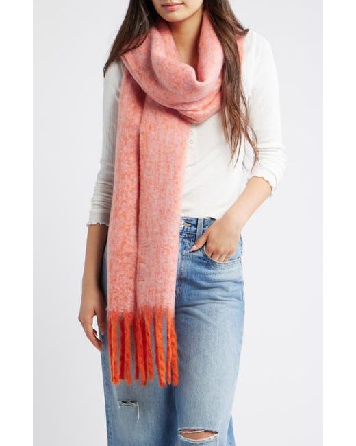 Free People White Winter Chill Blanket Scarf