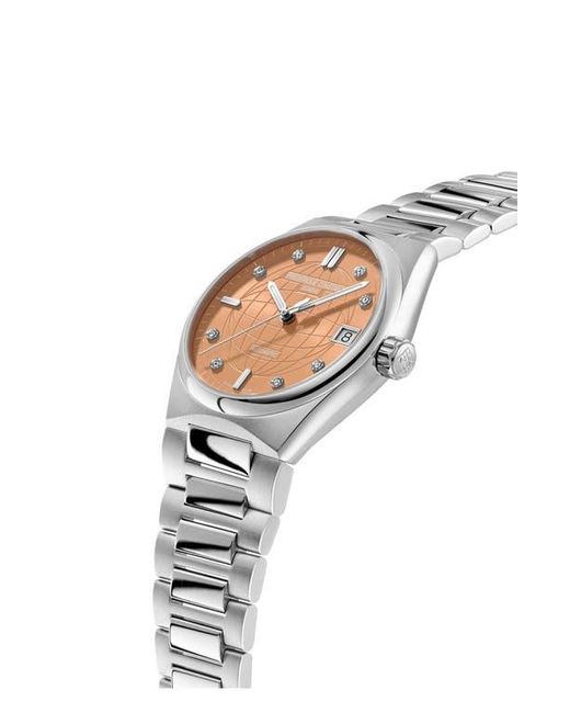 Frederique Constant Gray Highlife Diamond Automatic Bracelet Watch, 34Mm for men