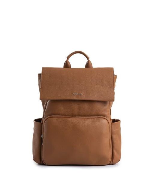 Velez Brown Zermatt Leather Backpack For The Contemporary