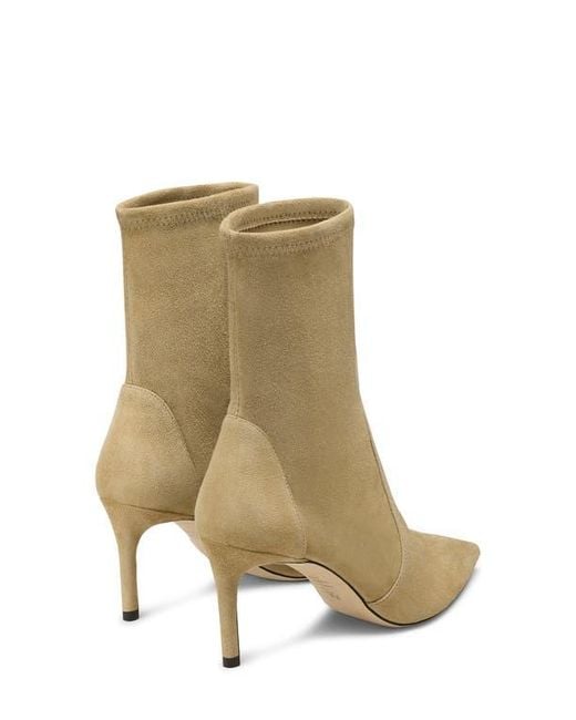 Stuart Weitzman Natural Stuart Pointed Toe Bootie