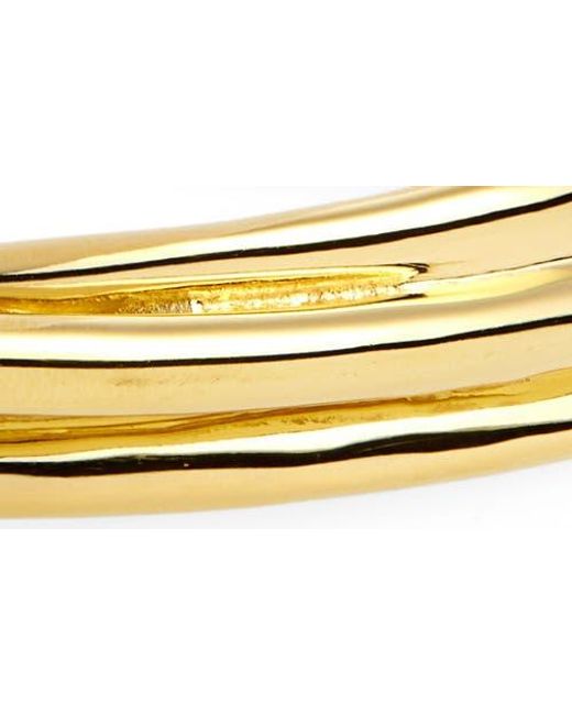 Completedworks Metallic Coil Hinged Bangle