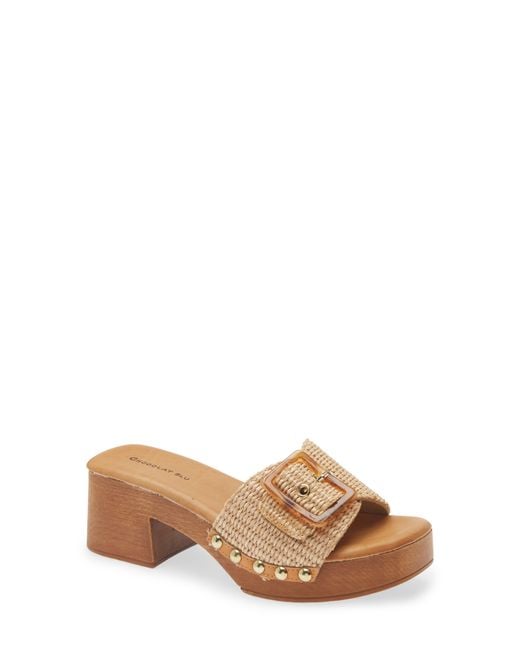 Chocolat Blu Brown Lari Platform Sandal