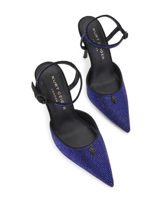 Kurt Geiger Blue Eagle Ankle Strap Pump