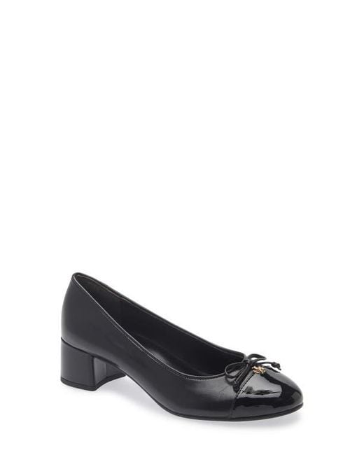 Tory Burch Black Bow Ballet Pump