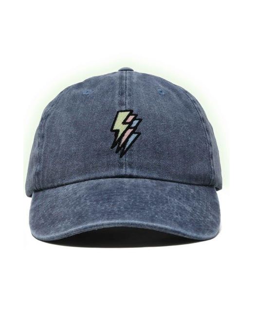 Alix Blue Lightning Cap for men