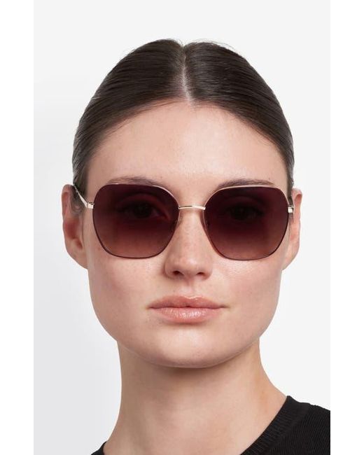Fossil Multicolor 59Mm Square Sunglasses
