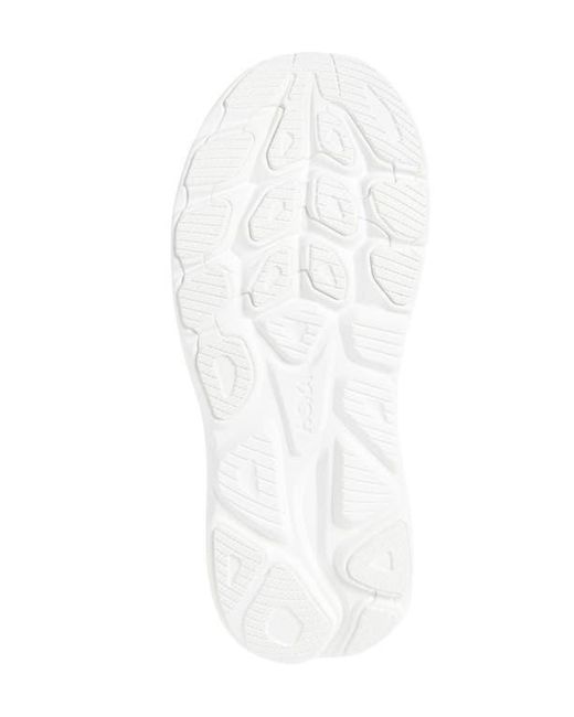 Hoka One One White Clifton 10 Running Shoe