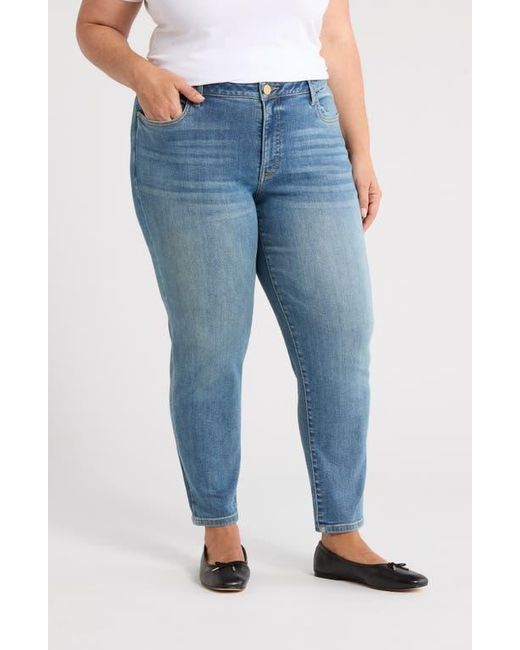 Kut From The Kloth Women's Blue Jean High Waist Wide Leg Jeans