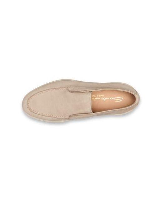 Santoni Natural Suede Desert Boot