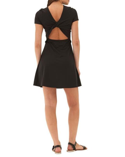 Threads For Thought Black Claudia Two-Way Minidress