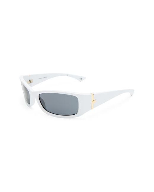 Le Specs Multicolor Du Jour 60Mm Rectangular Sunglasses