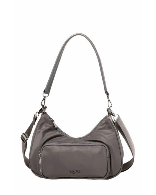 Baggallini Gray Savannah Crossbody Bag
