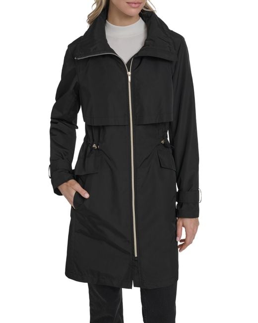 Cole Haan Black Water Resistant Packable Jacket