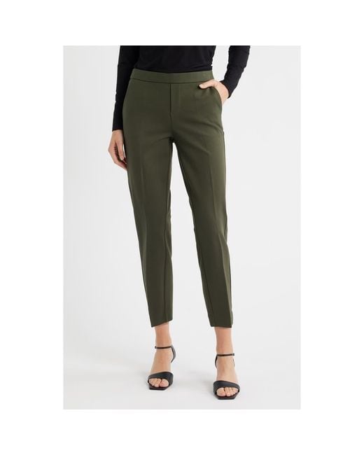 Liverpool Los Angeles Women's Green Kayla Pull-On Slim Ponte
