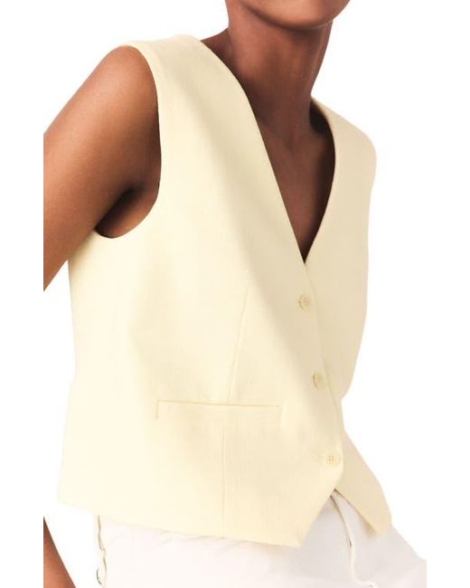Maje White Tailored Jacket