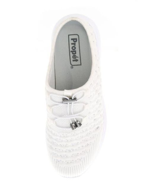 Propet White Travelbound Slide Sneaker