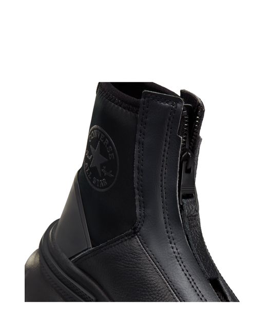 Converse Black Run Star Platform Chelsea Boot